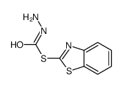Hydrazinecarbothioic acid, S-2-benzothiazolyl ester (9CI)结构式