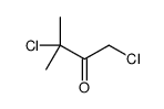 1,3-dichloro-3-methylbutan-2-one Structure