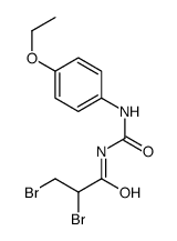 2,3-dibromo-N-[(4-ethoxyphenyl)carbamoyl]propanamide Structure
