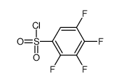 2,3,4,5-tetrafluorobenzenesulfonyl chloride Structure