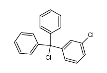 (3-chlorophenyl)(diphenyl)methyl chloride Structure