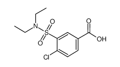 4-Chloro-3-diethylsulfaMoyl-benzoic acid Structure