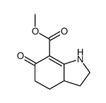 6-oxo-2,3,3a,4,5,6-hexahydro-indole-7-carboxylic acid methyl ester Structure