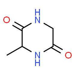 2,5-Piperazinedione,3-methyl-(9CI) Structure