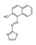 1-(2-thiazolylazo)-2-naphthalenol Structure