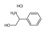 2-hydroxy-1-phenylethanaminium chloride Structure