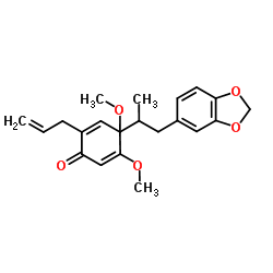 4-[2-(1,3-Benzodioxol-5-yl)-1-methylethyl]-4,5-dimethoxy-2-(2-propenyl)-2,5-cyclohexadien-1-one Structure