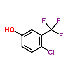 4-氯-3-三氟甲基苯酚结构式