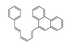 9-(6-phenylhexa-1,3,5-trienyl)phenanthrene Structure