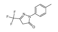 2-(p-tolyl)-5-(trifluoromethyl)-2,4-dihydro-3H-pyrazol-3-one Structure