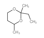 1,3-Dioxane,2-ethyl-2,4-dimethyl-结构式