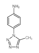 4-(5-甲基-1H-四唑-1-基)苯胺结构式