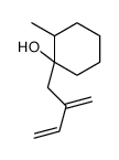2-methyl-1-(2-methylidenebut-3-enyl)cyclohexan-1-ol Structure