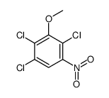 1,2,4-trichloro-3-methoxy-5-nitrobenzene Structure