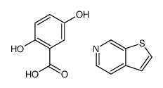 2,5-dihydroxybenzoic acid,thieno[2,3-c]pyridine Structure