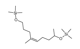 bis(trimethylsilyl) ether of 4-methyl-4Z-nonene-1,8-diol结构式