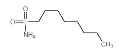 1-辛烷磺酰胺结构式