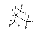 difluoro-tris(trifluoromethyl)-λ5-phosphane Structure