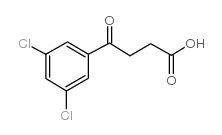 4-(3,5-二氯苯基)-4-氧代丁酸结构式