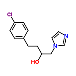 1-[4-(4-氯苯基)-2-羟基正丁基]咪唑结构式