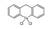 telluroxanthen-Te,Te-dichlorid结构式
