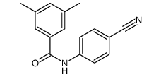 Benzamide, N-(4-cyanophenyl)-3,5-dimethyl- (9CI)结构式