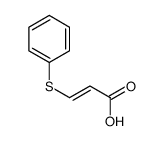 3-(phenylthio)acrylic acid Structure