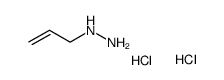 Allylhydrazine Dihydrochloride Structure