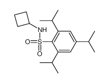 N-cyclobutyl-2,4,6-tri(propan-2-yl)benzenesulfonamide Structure
