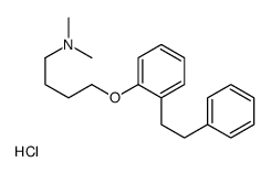 N,N-dimethyl-4-[2-(2-phenylethyl)phenoxy]butan-1-amine,hydrochloride Structure