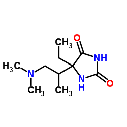 Hydantoin, 5-(2-dimethylamino-1-methylethyl)-5-ethyl- (5CI)结构式