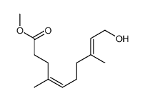 methyl 10-hydroxy-4,8-dimethyldeca-4,8-dienoate结构式