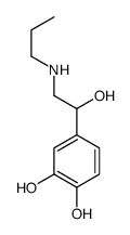 4-[1-hydroxy-2-(propylamino)ethyl]benzene-1,2-diol结构式
