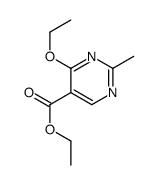 ethyl 4-ethoxy-2-methylpyrimidine-5-carboxylate结构式