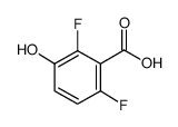 2,6-二氟-3-羟基苯甲酸结构式