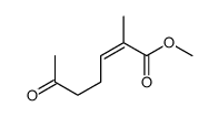 methyl 2-methyl-6-oxohept-2-enoate Structure