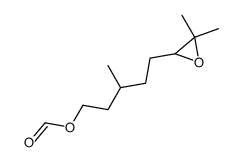 Citronellyl Formate Oxide Structure