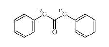 dibenzyl-2,2'-(13)C2 ketone结构式