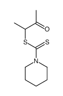 3-oxobutan-2-yl piperidine-1-carbodithioate Structure