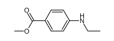 methyl 4-ethylaminobenzoate Structure