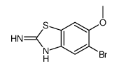5-Bromo-6-Methoxybenzo[d]thiazol-2-amine结构式