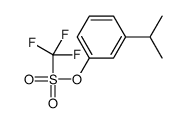 (3-propan-2-ylphenyl) trifluoromethanesulfonate Structure