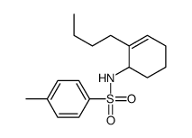 N-(2-butylcyclohex-2-en-1-yl)-4-methylbenzenesulfonamide结构式