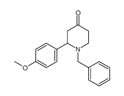 1-benzyl-2-(4-methoxyphenyl)piperidin-4-one Structure