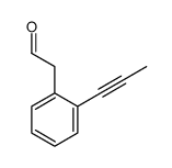 2-(2-prop-1-ynylphenyl)acetaldehyde Structure