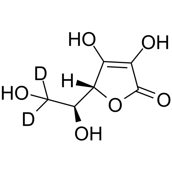 L-抗坏血酸 d2结构式