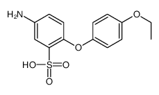 5-amino-2-(4-ethoxyphenoxy)benzenesulfonic acid Structure