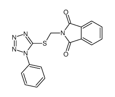2-[(1-phenyltetrazol-5-yl)sulfanylmethyl]isoindole-1,3-dione结构式