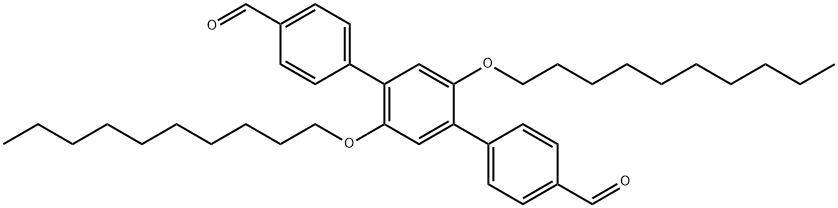 2,5-didecyloxy-1,4-bis(4-formylphenyl)benzene结构式