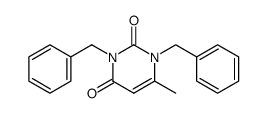 1,3-dibenzyl-6-methyl-pyrimidin-2,4-dione structure